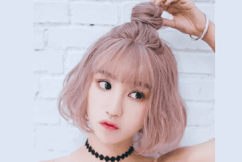 Tóc buộc nửa đầu
