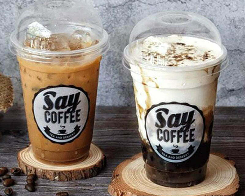 Phần kem cheese siêu nhiều của Say Coffee