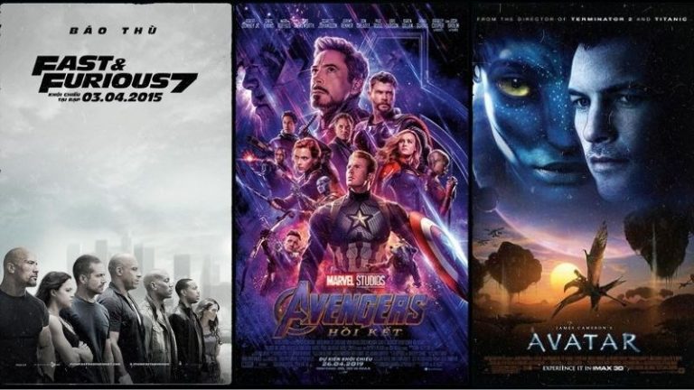 top phim có doanh thu cao nhất mọi thời đại