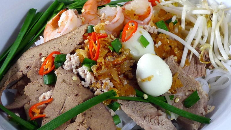 Hủ tiếu hấp Hà Tiên