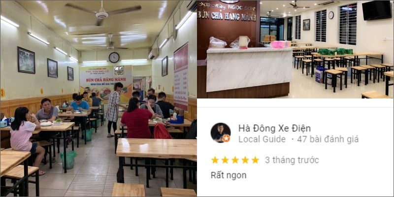 Quán Bún Chả Hàng Mành Ngọc Sơn
