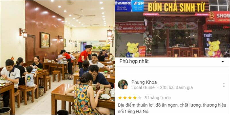 Quán Bún Chả Sinh Từ