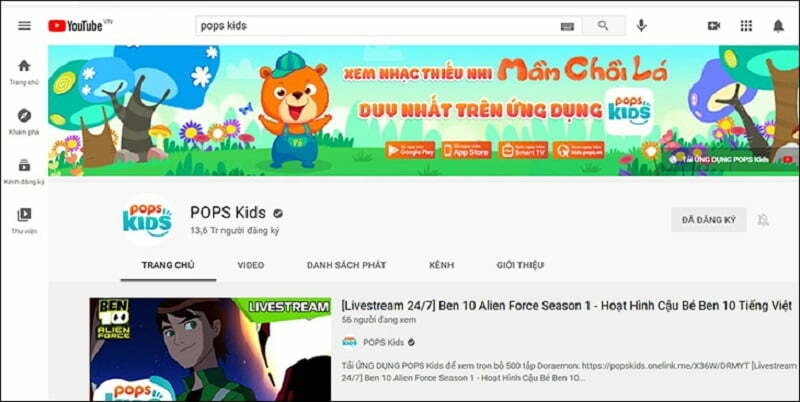 POPS Kids (13.5 triệu sub)