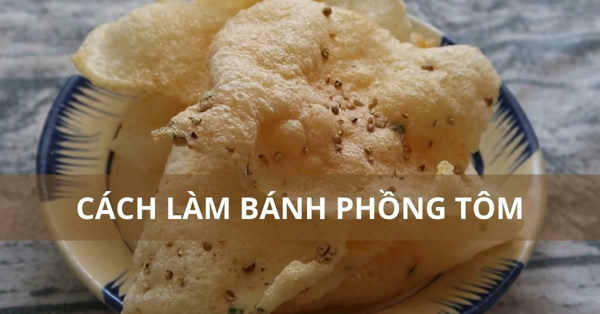 cách làm bánh phồng tôm