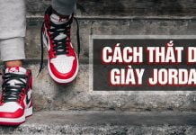 Cách thắt dây giày Jordan cổ thấp, cổ cao