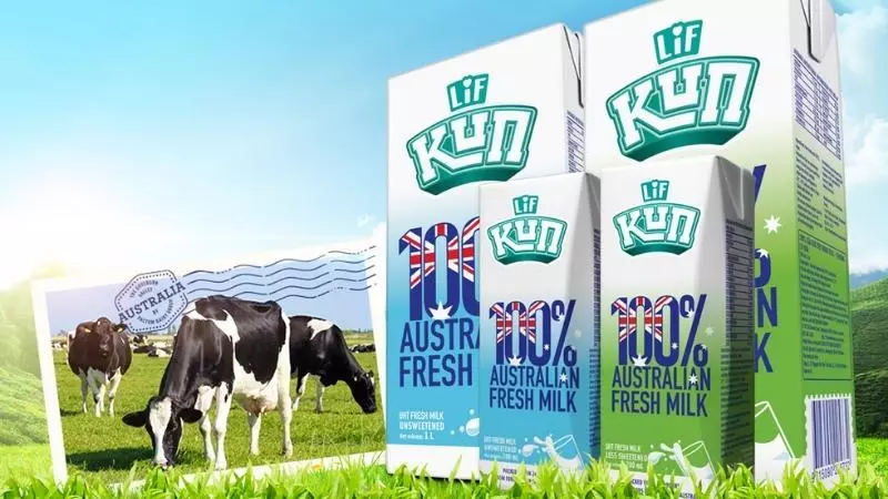 Sữa Kun là thương hiệu của nước nào?