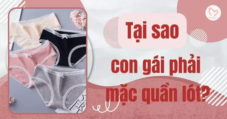 tại sao con gái phải mặc quần lót