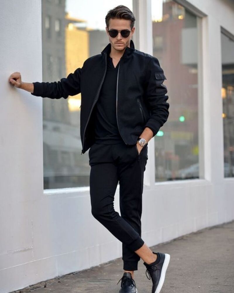 Phối quần với áo jacket