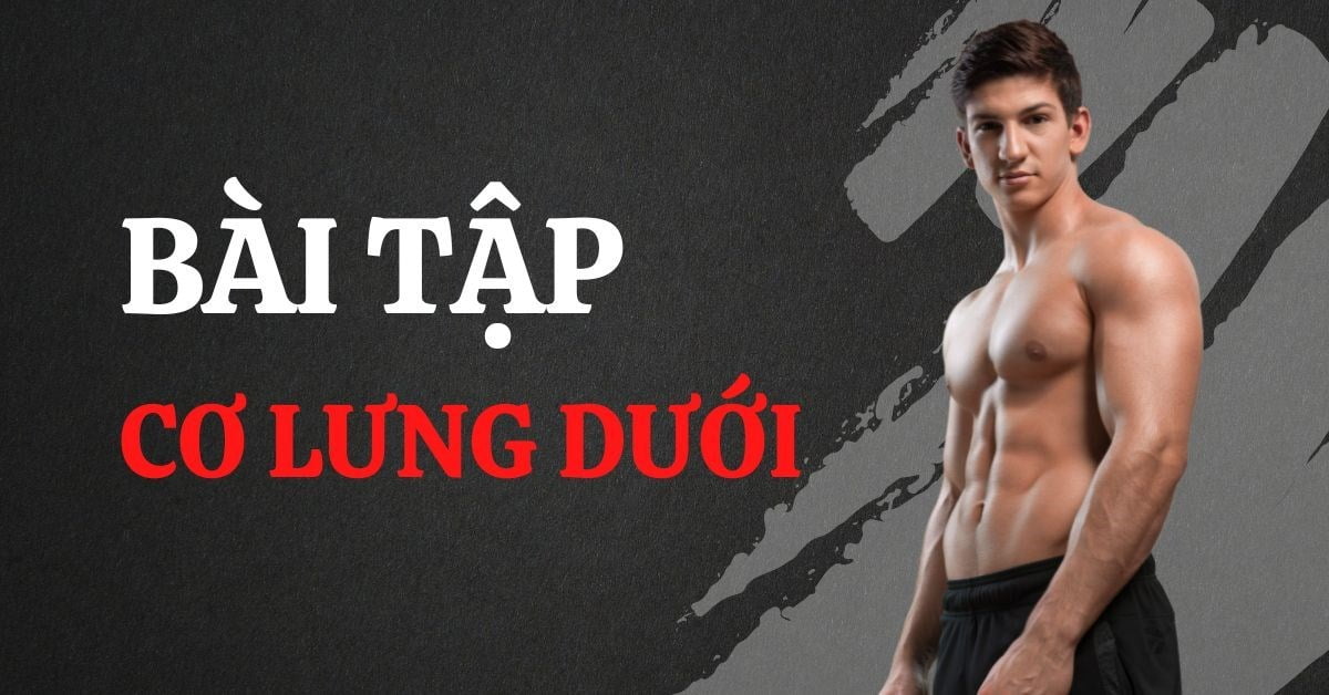 10 bài tập cơ lưng dưới cho lưng săn chắc mà bạn nên biết