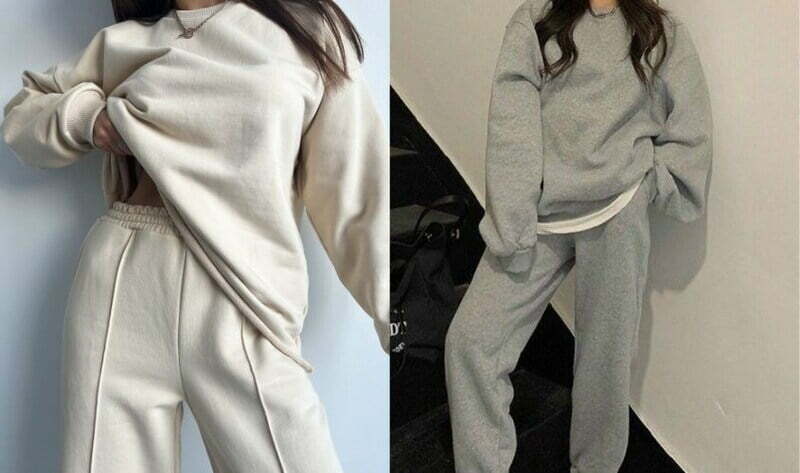 Phối áo sweater với quần jogger