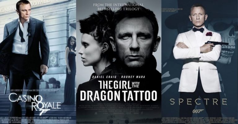 Top 14 phim của "James Bond" Daniel Craig hay, gay cấn nhất