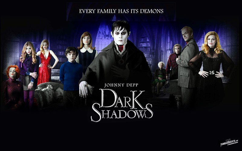 Poster phim Lời Nguyền Bóng Đêm - Dark Shadows