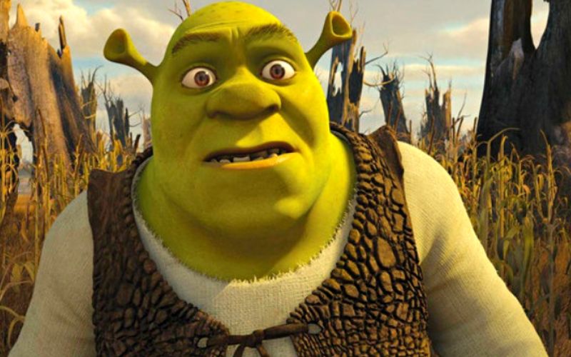 Hình ảnh nhân vật Shrek trong bộ phim