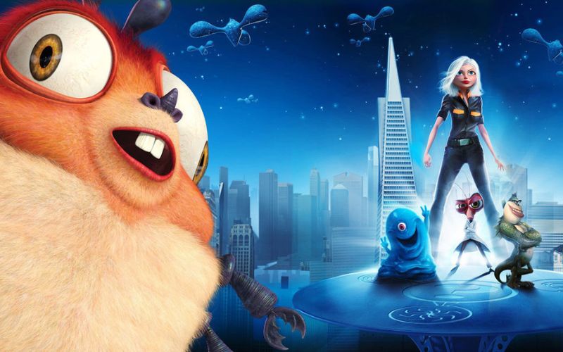 Hình ảnh cho bộ phim hoạt hình "Monsters vs. Aliens"