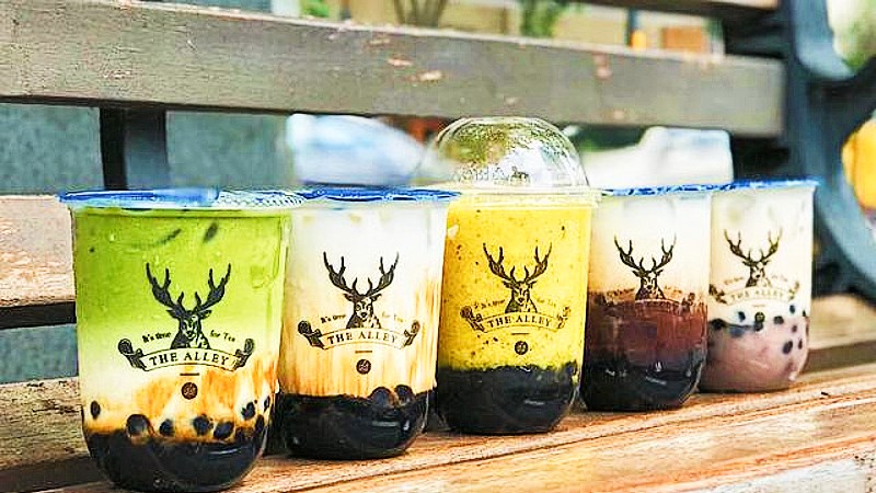 Nhờ sử dụng đường mía mà các thức uống của The Alley có hương vị rất riêng