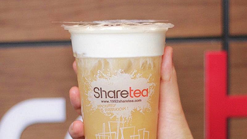 Phần kem cheese chính là điểm nhấn ấn tượng của Sharetea