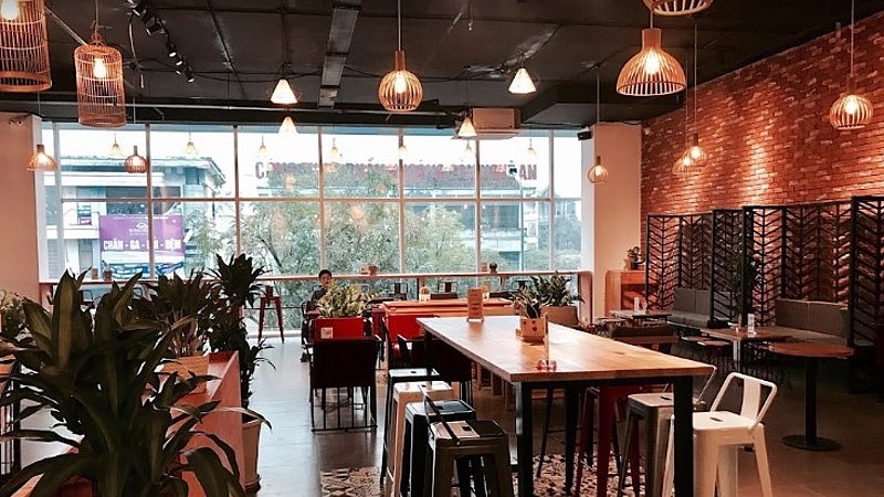 Các chi nhánh Gong Cha có hơi hướng thiết kế trẻ trung, thoáng đãng