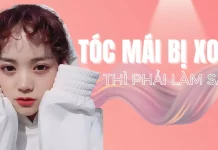 tóc mái bị xoăn thì phải làm sao