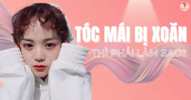 tóc mái bị xoăn thì phải làm sao