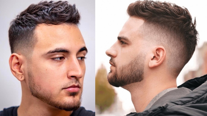 Tóc crew cut thường ngắn nên không tạo được nhiều kiểu