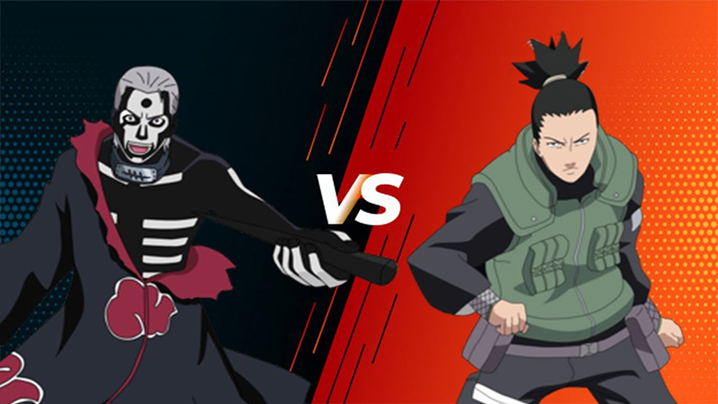 Hidan bị chôn vùi bởi Shikamaru