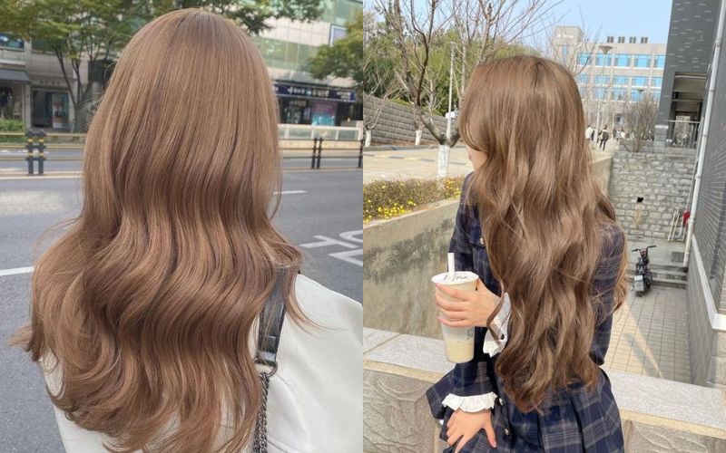 Màu tóc trà mật ong