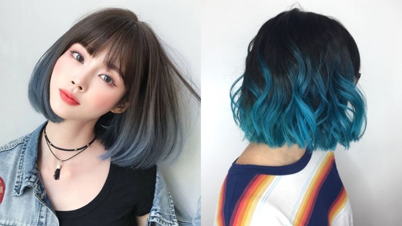 Nhuộm highlight cho tóc ngắn
