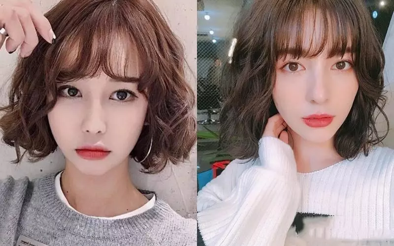 Vào những ngày hè nóng bức, chắc chắn kiểu tóc dập xù ngang vai mái thưa này sẽ là sự lựa chọn thích hợp