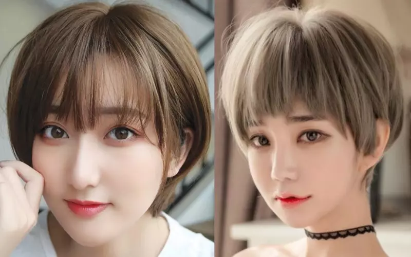 Kiểu tóc tomboy mix bob là một kiểu tóc thích hợp với những bạn nữ theo đuổi phong cách nhẹ nhàng
