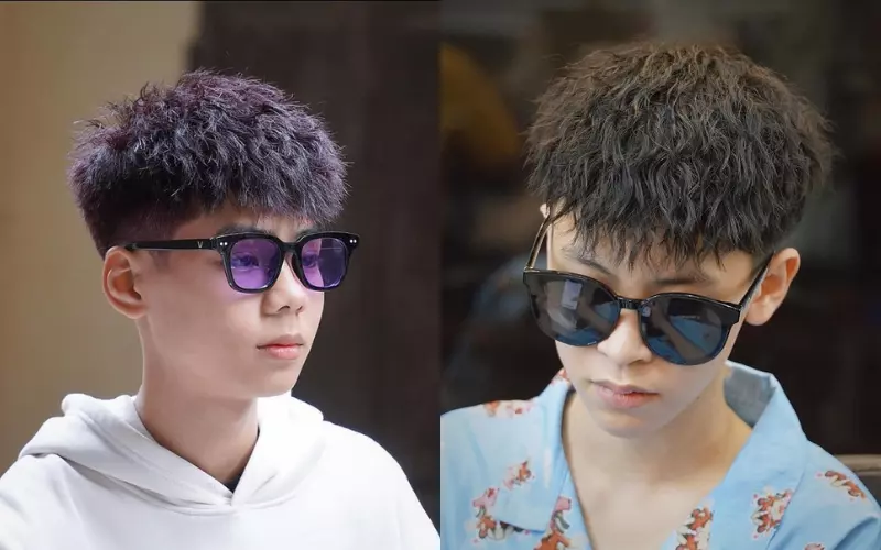 Kiểu tóc con sâu hay thường được gọi là tóc Ruffled