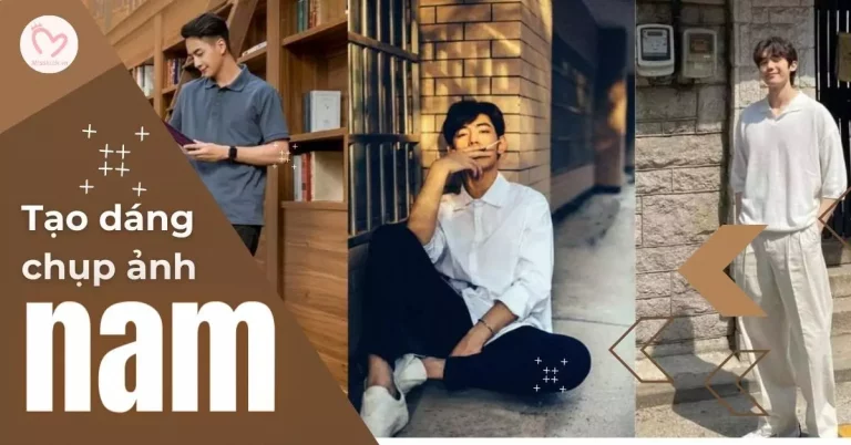 tạo dáng chụp ảnh nam
