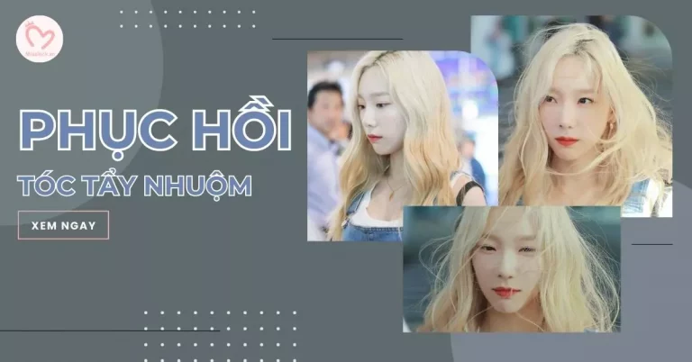 Phục hồi tóc tẩy nhuộm