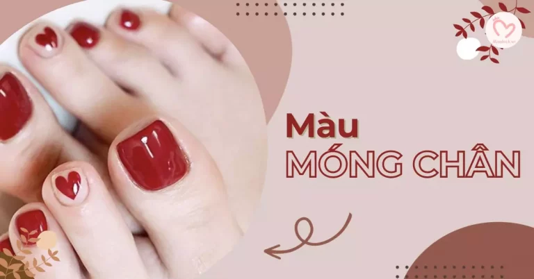 màu móng chân