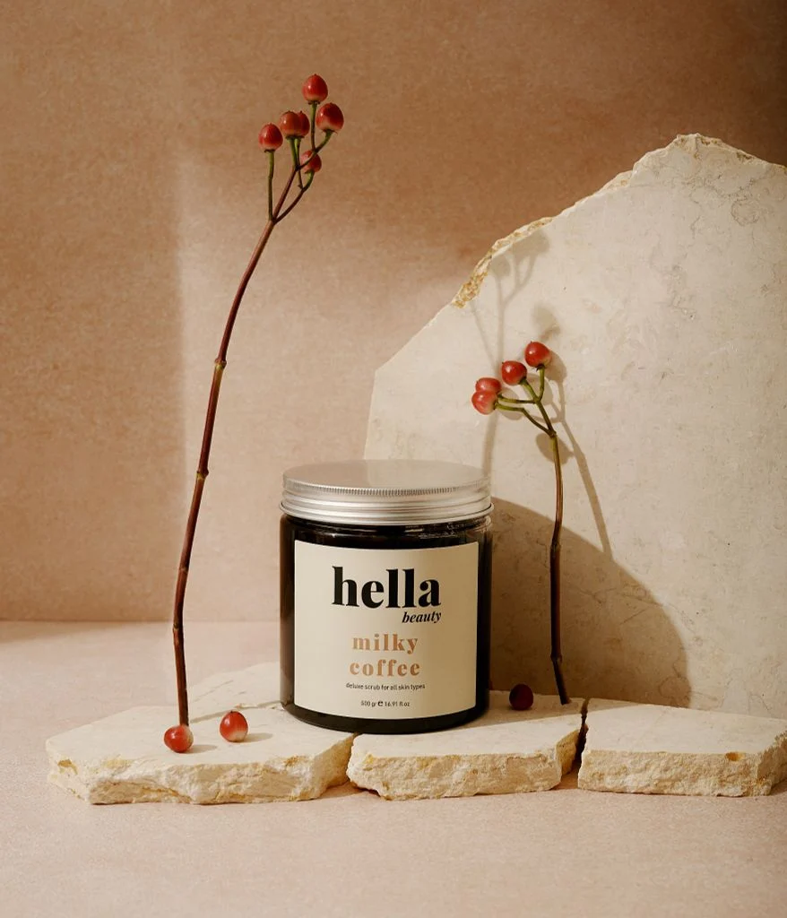 Tẩy tế bào chết từ cà phê Hella